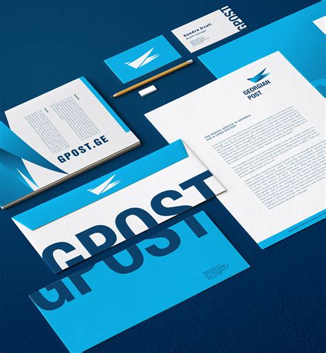 Georgian Post Rebranding on Behance