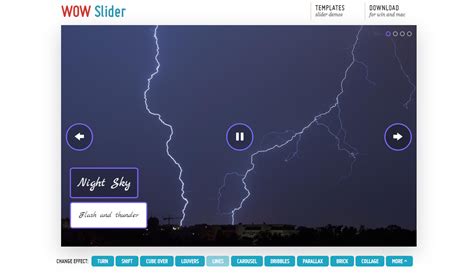 jQuery Image Slider to Ginger Up Your Website - WOW Slider v9.0 Review