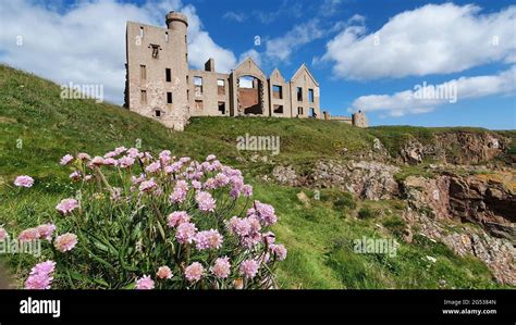 Slains Castle, Cruden Bay, Scotland believed to be the inspiration for the castle in Bram Stoker ...