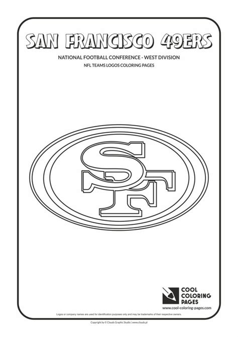 Cool Coloring Pages San Francisco 49ers - NFL American football teams ...