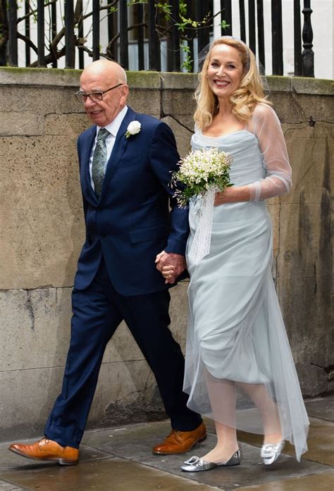 Jerry Hall's Wedding Dress at Rupert Murdoch Wedding | POPSUGAR Fashion Photo 3