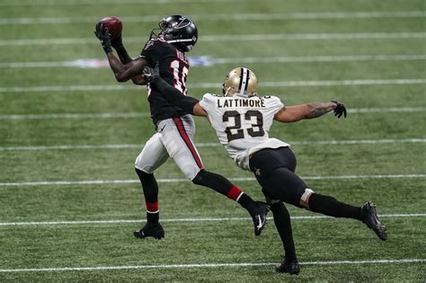 Calvin Ridley highlights Marshon Lattimore’s up-and-down play - Canal ...