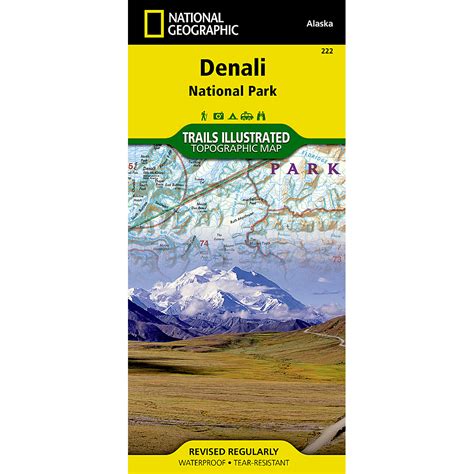 Denali National Park Map - Geographica