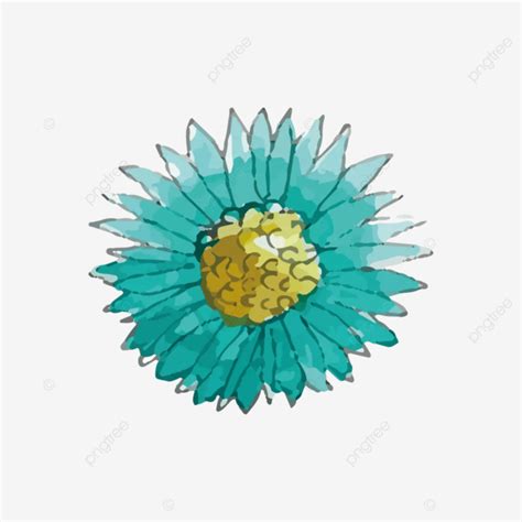 Blue Chrysanthemum Wild Chrysanthemum Meaning Love Romance Vector, Romantic, Love, Valentine ...