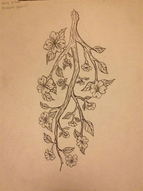 Fire arm design of a dogwood branch family tree | Dogwood tattoo, Tree ...