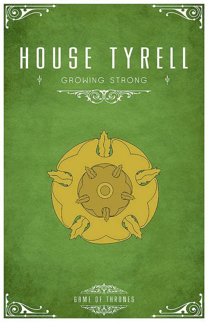 House Tyrell | Game of Thrones | Game of thrones poster, Game of thrones sigils, Game of thrones ...