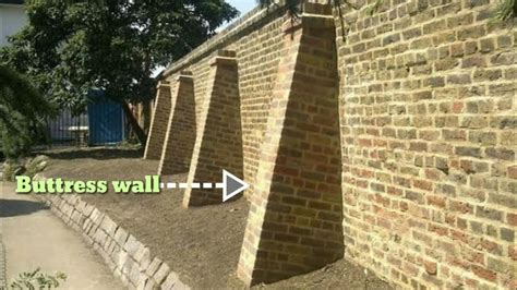 Buttress wall | Civil Engineering knowledge | Retaining wall | Architectural Engineering | - YouTube