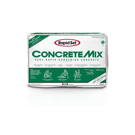 Rapid Set 60 lbs. Concrete Mix 03010060 - The Home Depot