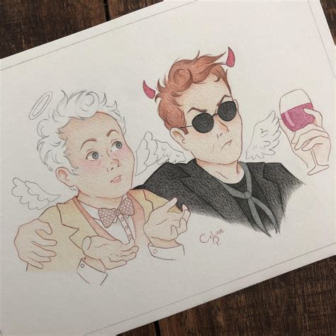 My Aziraphale and Crowley Fanart