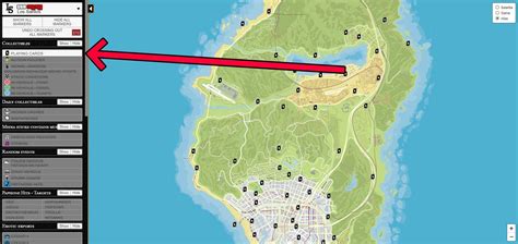 Interactive map for all GTA Online collectibles