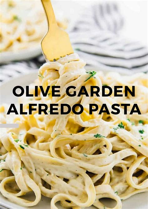 Olive Garden Fettuccine Alfredo Recipe - Pasta Recipe - Foodi Ideas ...