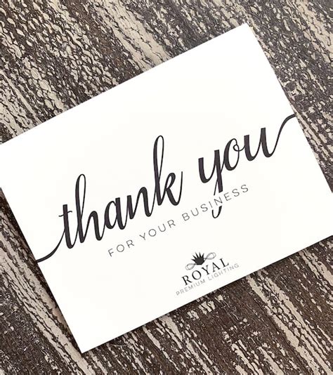 Professional Thank You Cards Business Thank You Cards | Etsy