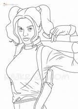 Coloriage Harley Quinn  Imprimez Gratuitement Les meilleures images sketch template