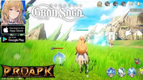 Gran Saga Gameplay Android / iOS (3D Open World MMORPG) (Official Launch) (JP) - YouTube