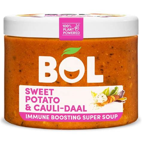 BOL Sweet Potato & Cauliflower Immune Boosting Super Soup | Ocado