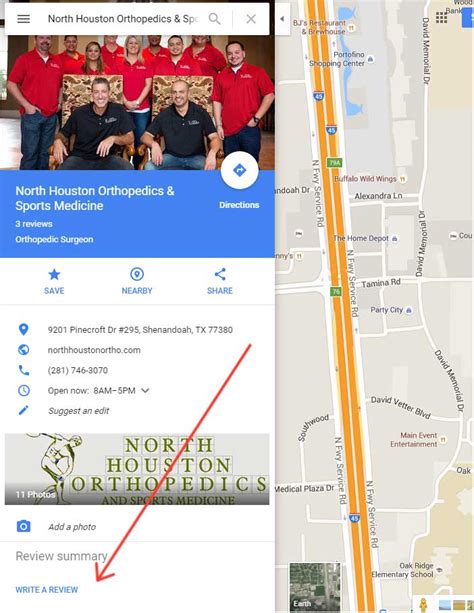 Reviews | North Houston Orthopedics & Sports Medicine