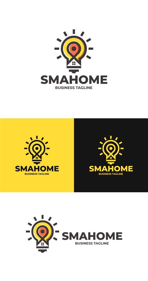 Smart Home Location Logo Template by Ardies | Codester