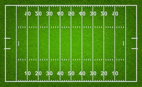 Premium Vector | American football field with grass texture.