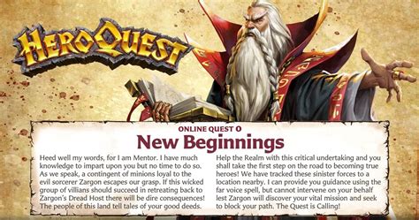 HeroQuest: New Beginnings | Board Game | BoardGameGeek