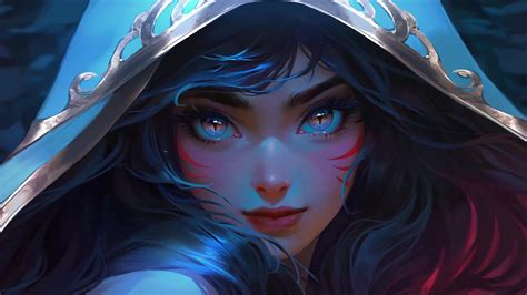 Ahri Hood League Of Legends Live Wallpaper - MoeWalls