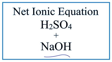 Hydrofluoric Acid and Sodium Hydroxide Balanced Equation