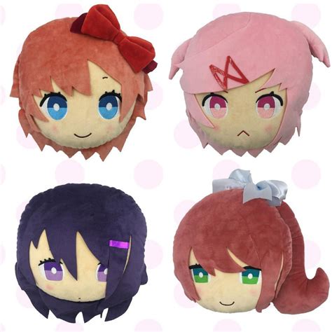 Yuri Plush Figure Doki Doki Literature Club DDLC Stuffed Animals ...