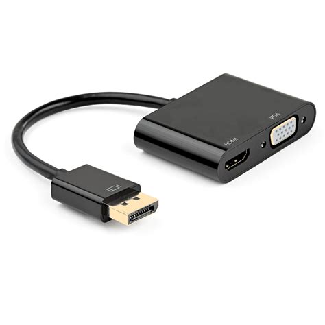 Adaptador DisplayPort para Monitor Duplo HDMI 4k & VGA FHD | Ewent Eminent