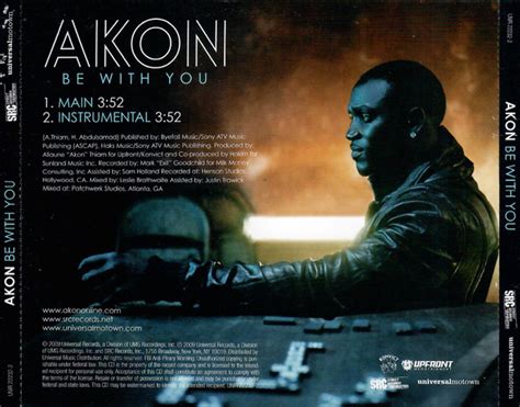 Akon - Be With You (2009, CD) | Discogs