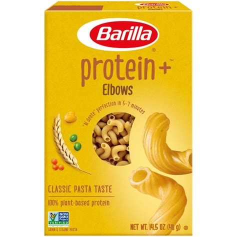 Barilla® Protein+ Grain & Legume Pasta Elbows, 14.5 oz - Walmart.com - Walmart.com