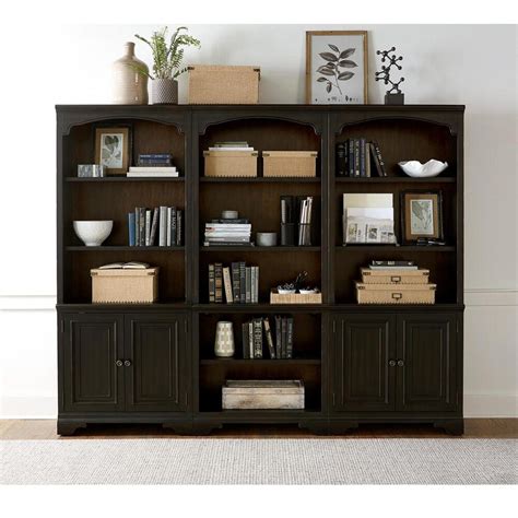 Riva Ridge Hampton Door Bookcase in Black Cherry- 1 Door Bookcase only ...