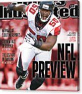 Atlanta Falcons Curtis Lofton, 2011 Nfl Football Preview Sports Illustrated Cover Framed Print ...