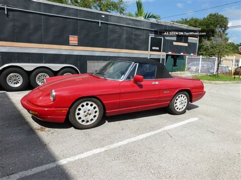 1994 Alfa Romeo Spider Veloce Convertible Commemorative Edition 074 Of 190