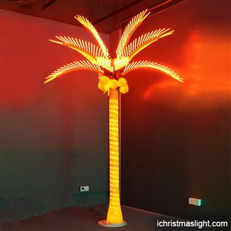 Outdoor LED lighted palm trees for sale | iChristmasLight