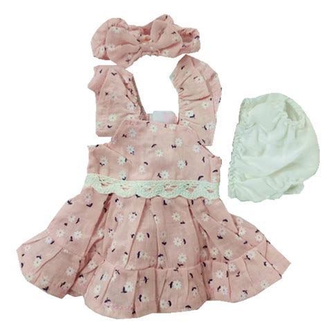 10 11 Inch Reborn Dolls Clothes Newborn Baby Outfit Baby Doll Dress ...