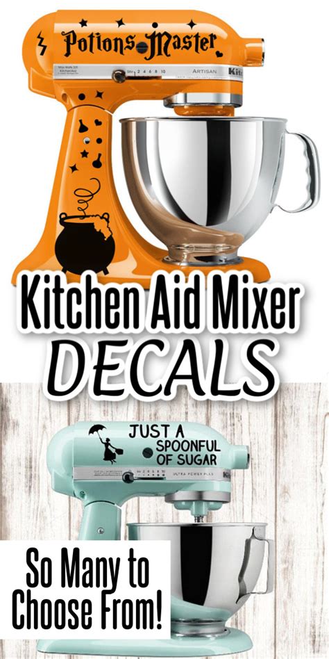 KitchenAid Mixer Decals: Decorate Your Stand Mixer! - Angie Holden The Country Chic Cottage