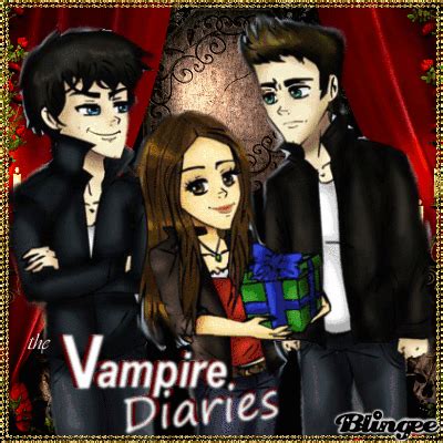 The Vampire Diaries Cartoon Picture #113298345 | Blingee.com