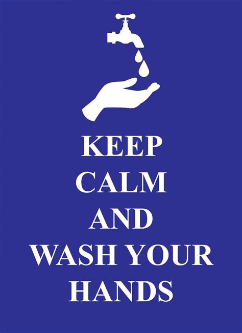Keep Calm Wash Hands Free Stock Photo - Public Domain Pictures