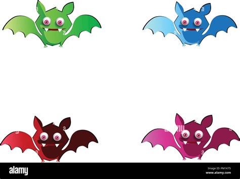 Green bat vector art hi-res stock photography and images - Alamy