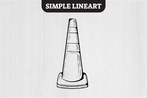 Simple Lineart Vector - Road Blocker Graphic by bixboxstudio · Creative ...