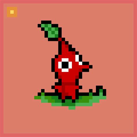 Red pikmin lol pixel art