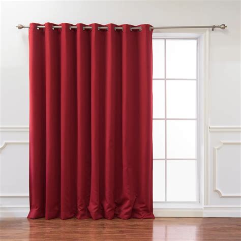 Best Home Fashion Wide Basic 100 in. W x 96 in. L Blackout Curtain in ...