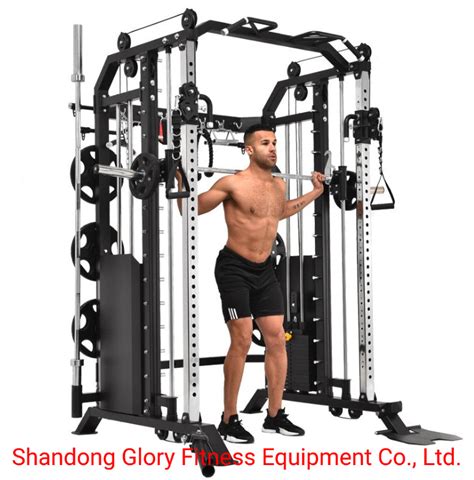 Bodybuilding Multi-Function Home Gym Fitness Equipment Cable Crossover - China Smith Machine and ...