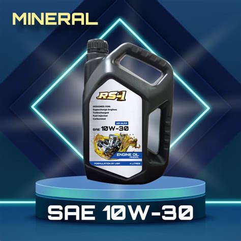 SAE 10W-30 Mineral Engine Oil 4L