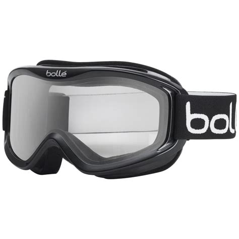 Bolle 20570 Mojo Ski Goggles Shiny Black Frame Clear Lens - Free ...