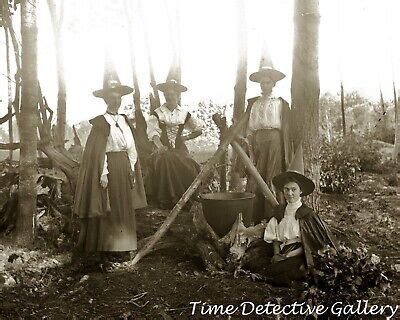 A Vintage Witches Coven - Historic Photo Print | eBay