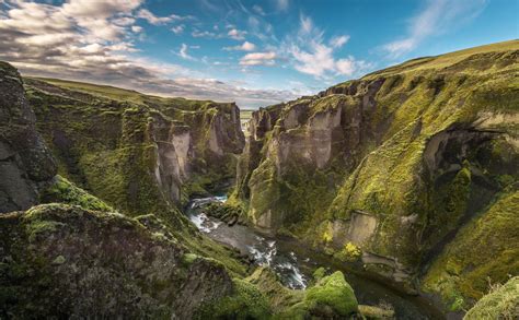 Fjaðrárgljúfur Full HD Fond d'écran and Arrière-Plan | 2048x1269 | ID:598925