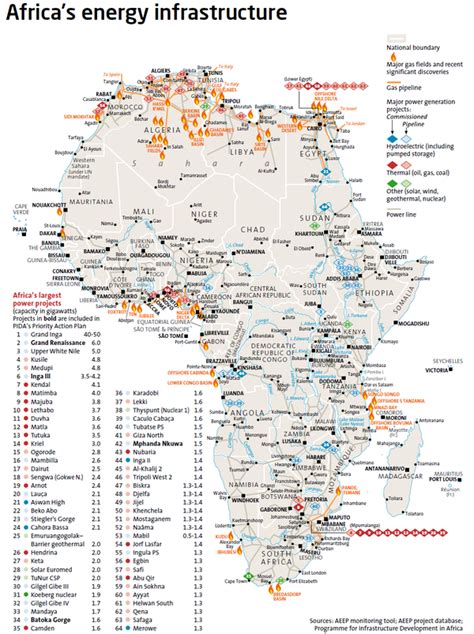 Africa Mineral Resources Map - My Maps