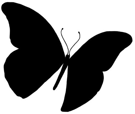 Butterfly silhouette by Zucco1 on Clipart library http://clipart-library.com/ | Artesanato ...