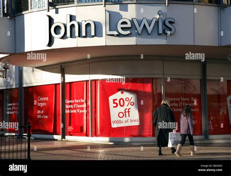 John Lewis sale Stock Photo - Alamy