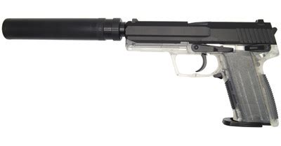 Blackviper USP Style Tactical Gas Pistol inc Silencer - bbguns4less